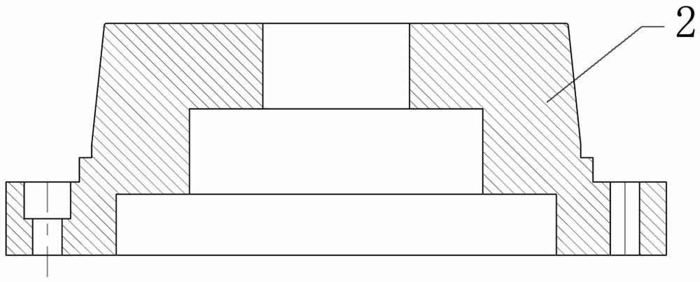 Machining method for gear ring type product