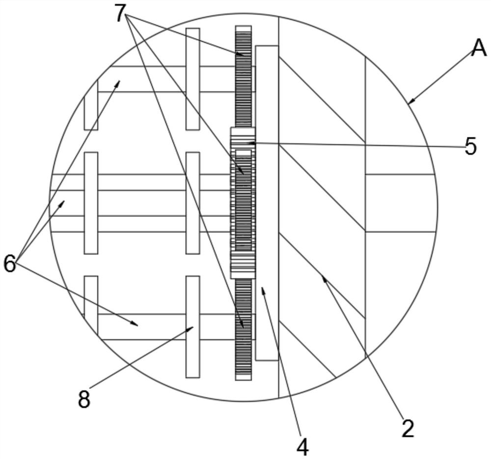 Urban sewage treatment device capable of effectively dispersing sludge