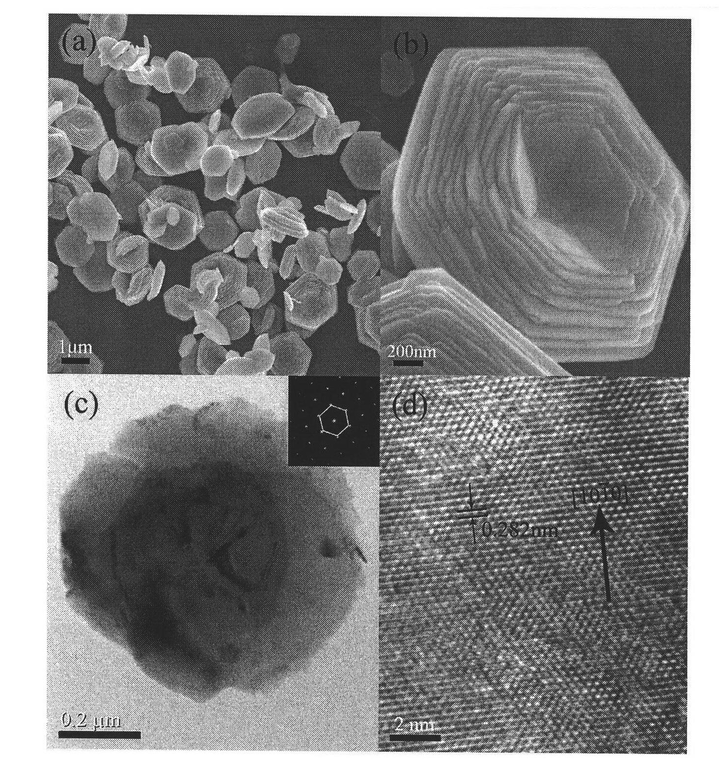 Method for preparing zinc oxide in three-dimensional nanostructure with cryogenic fluid method