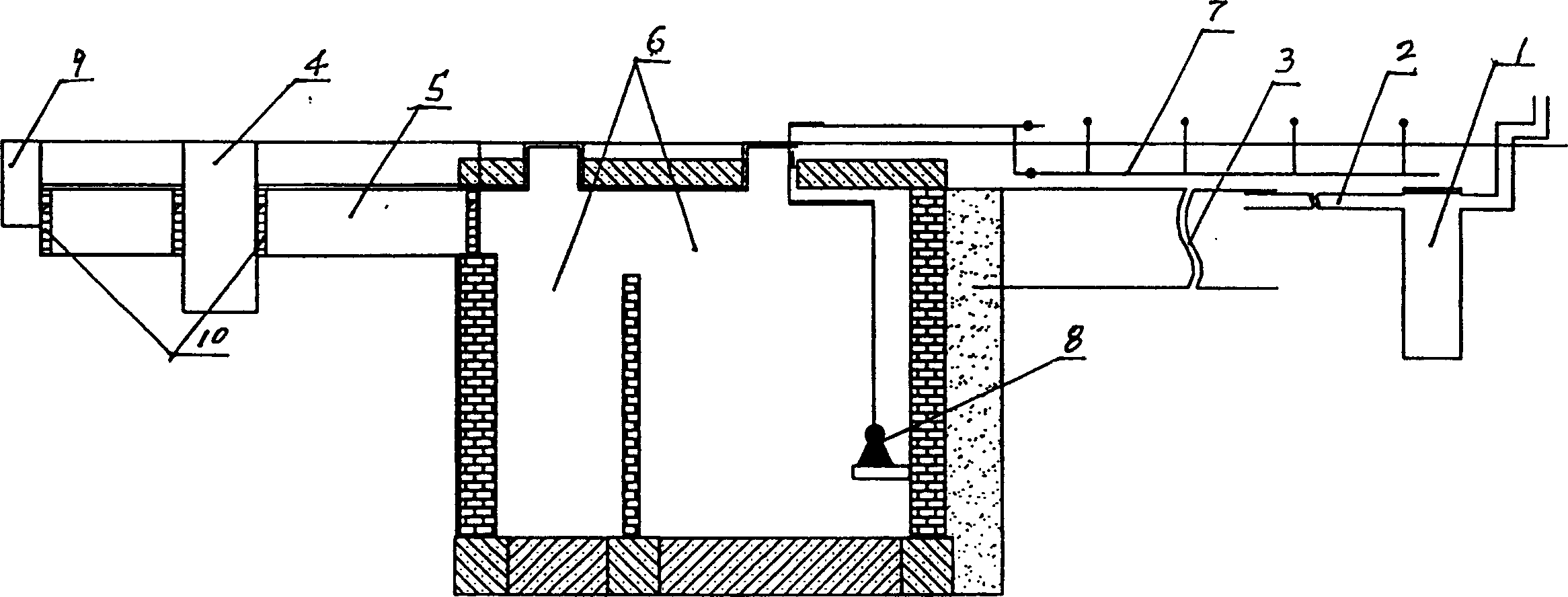 Method for treating and utilizing rain water in block