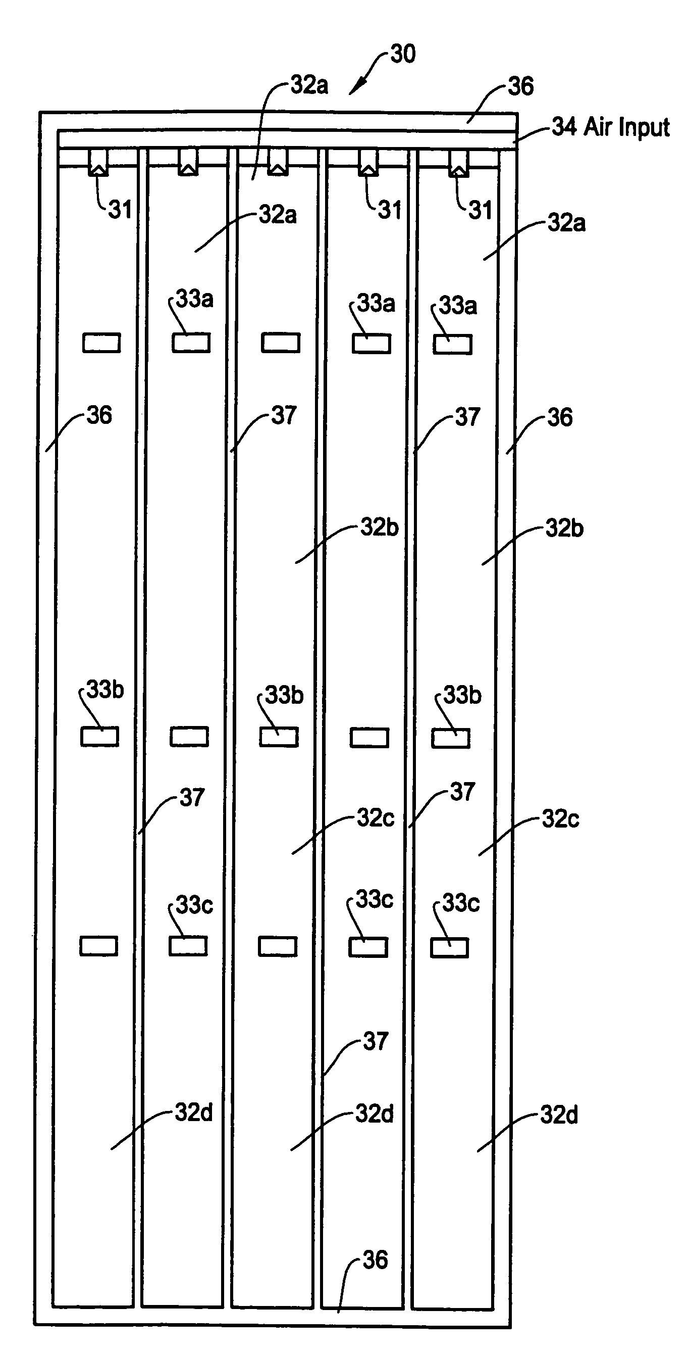 Structure of air-packing device