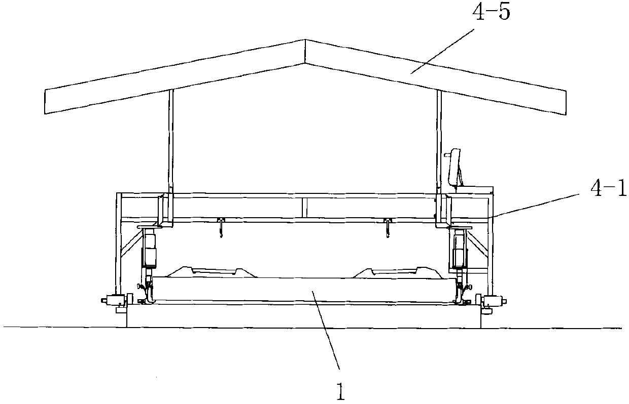 Full-automatic accurate adjustment device for track plate of ballastless track of rapid transit railway