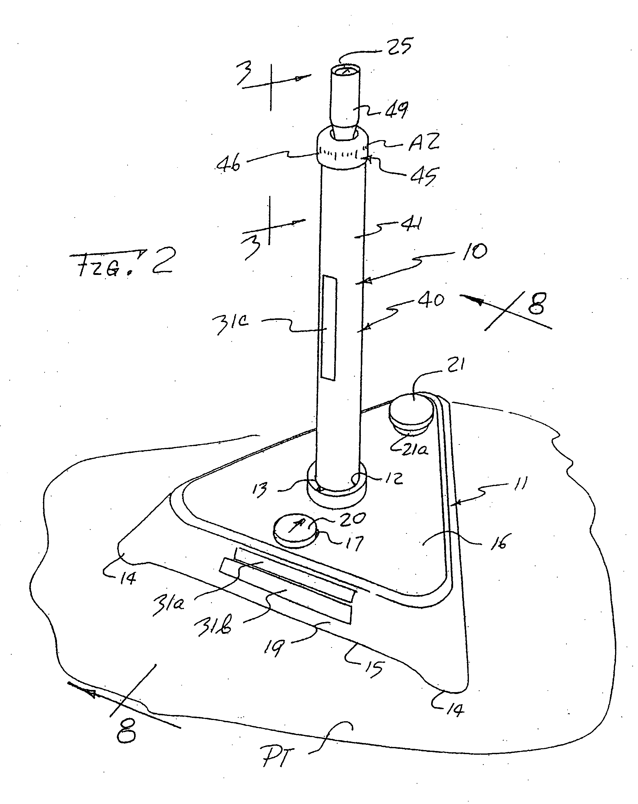 Satellite dish antenna mount