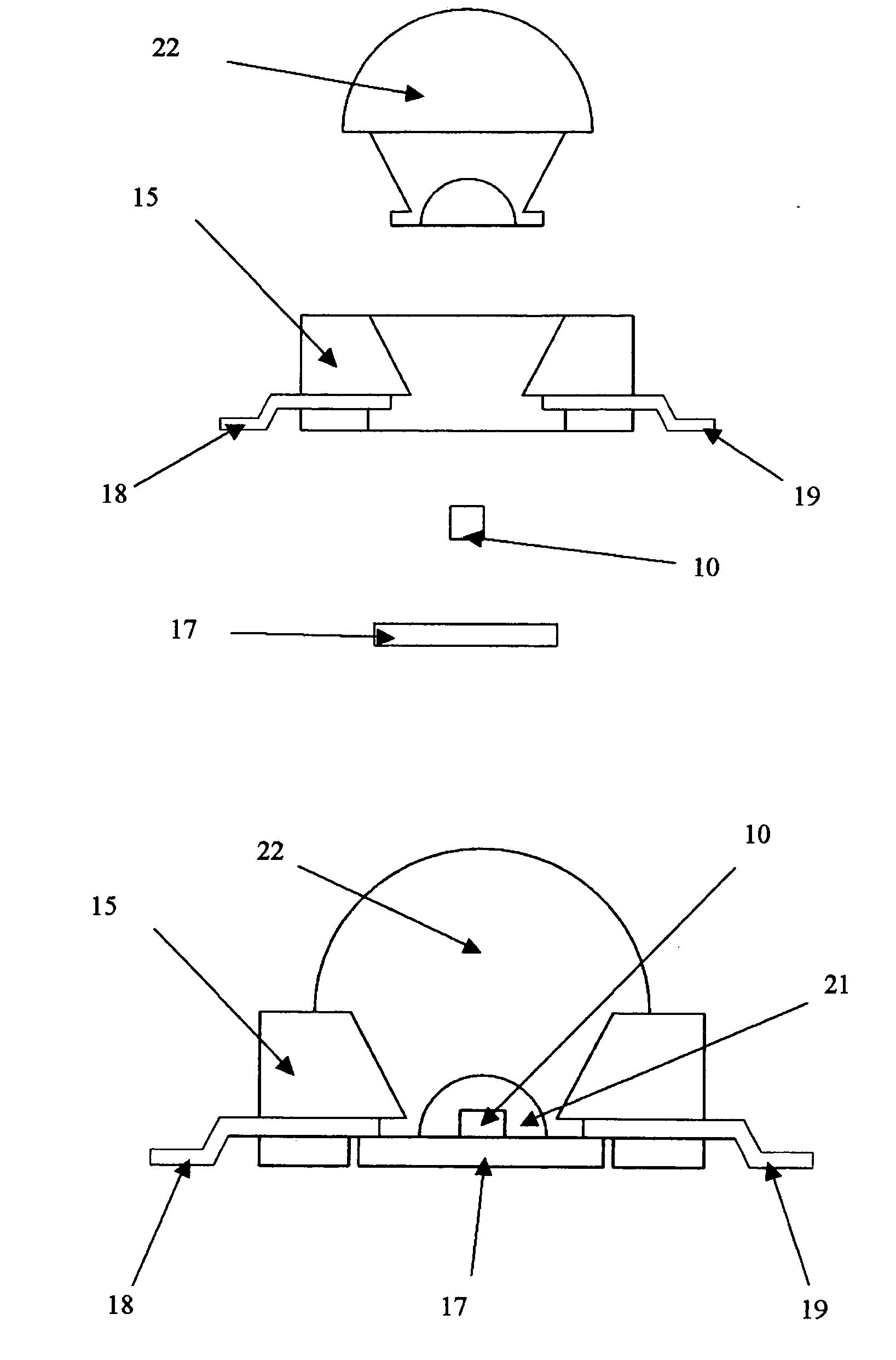 Low thermal resistance light emitting diode