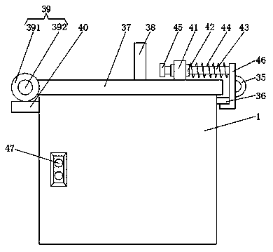 New energy automobile battery tank convenient to assemble and disassemble