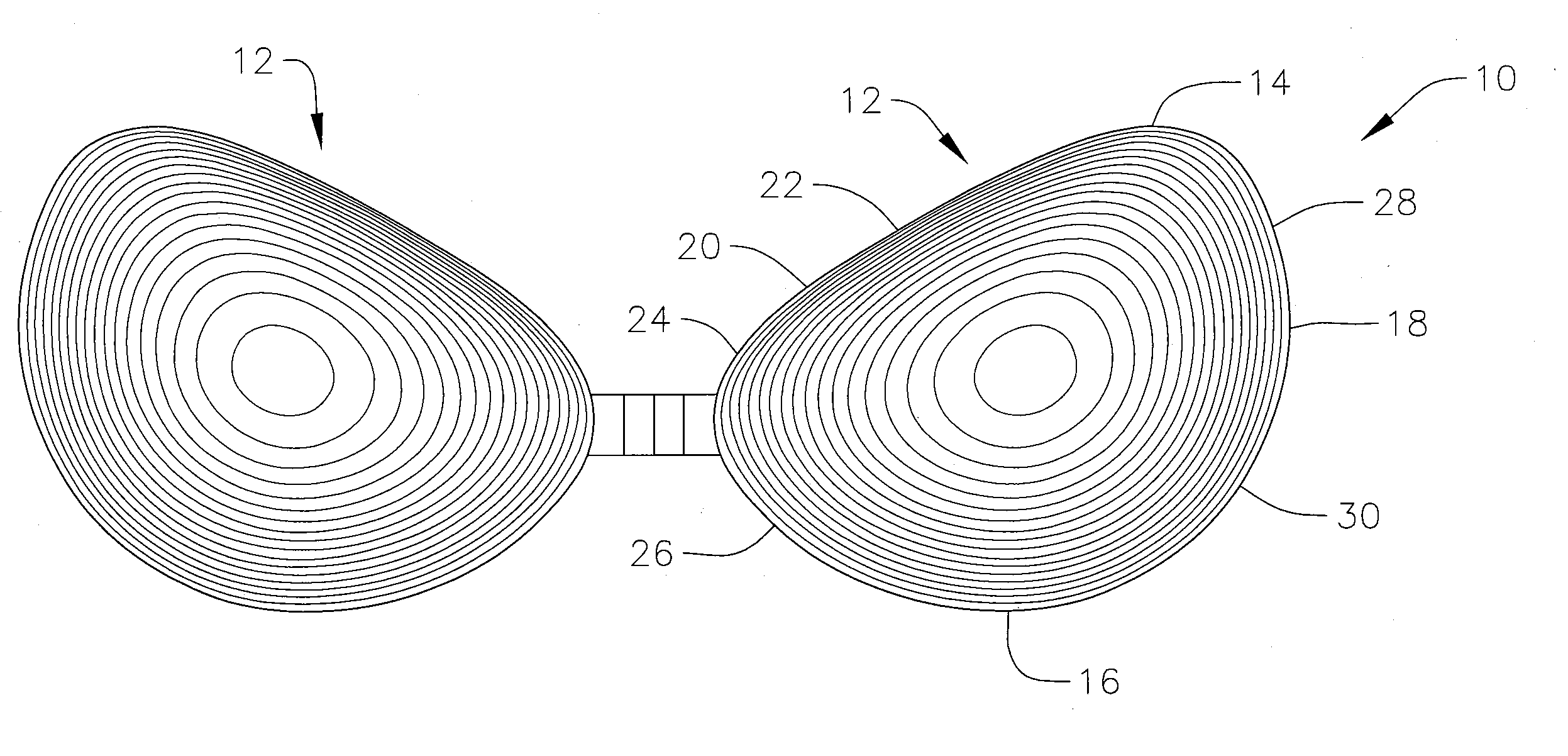 Backless, strapless bra and attachable breast form enhancement system