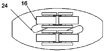 Pair of single-row and double-row roller skates capable of being automatically switched