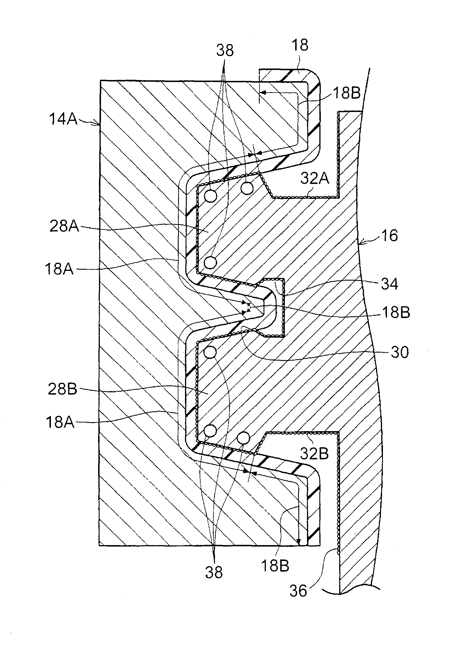 Method of manufacturing resin molded product and manufacturing device thereof