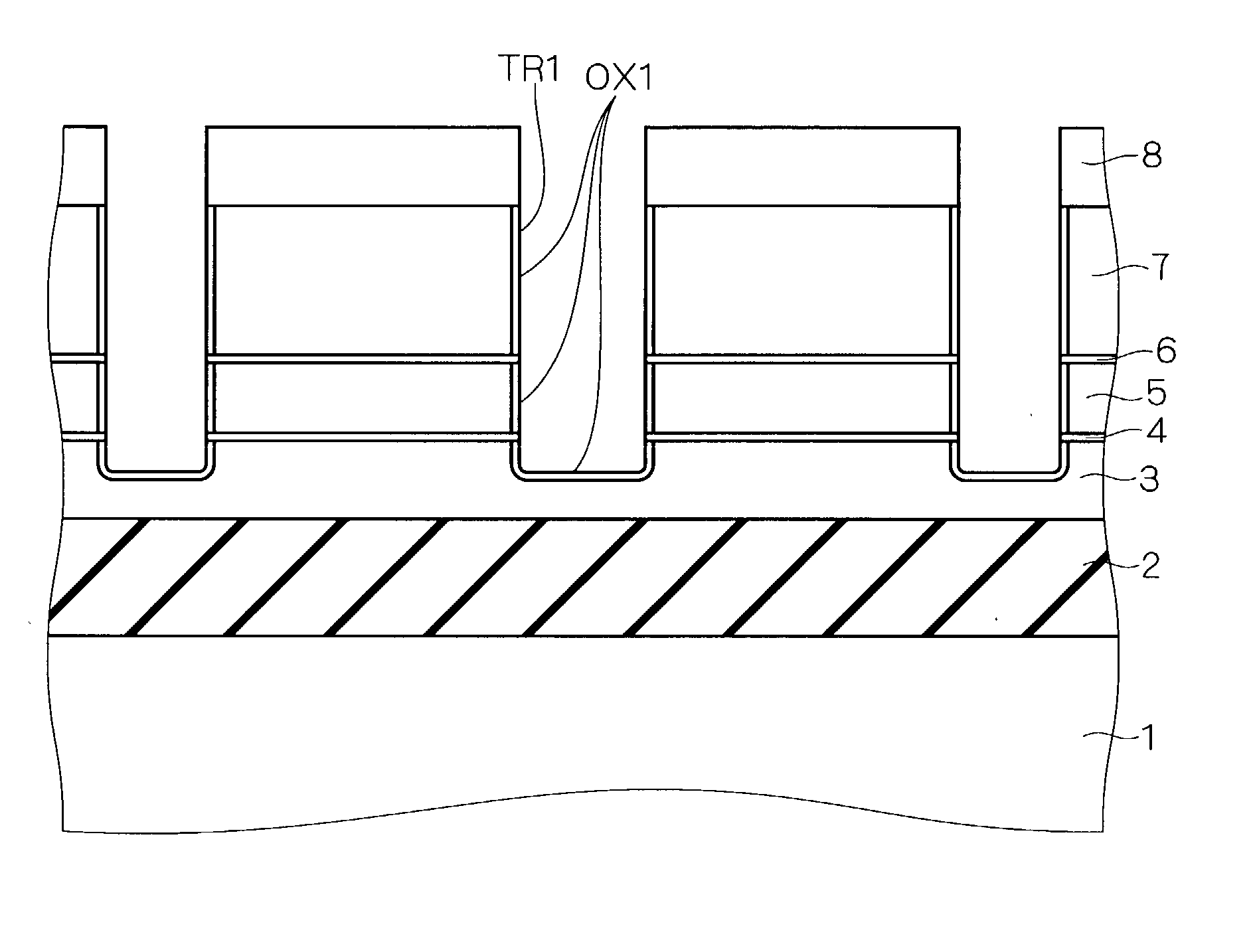 Method of manufacturing semicontor device having trench isolation