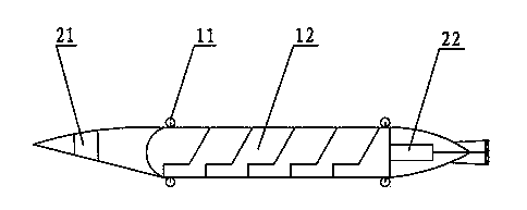 Novel wind tunnel pipeline type rapid-transit transportation tool