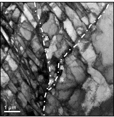 Subboundary-reinforced high-strength interstitial free steel containing Ti, and preparation method thereof