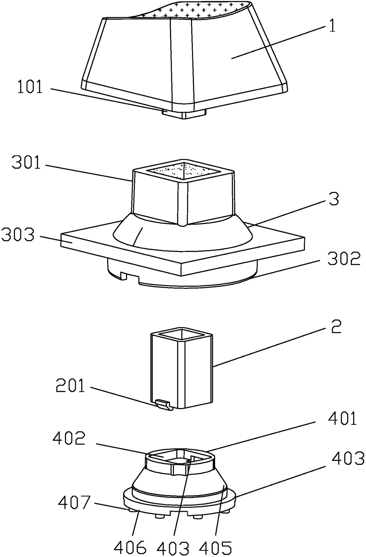 Silent keycap