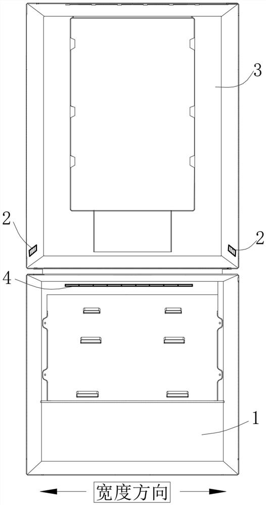 Refrigerator with refrigeration module facilitating defrosting and drainage structure