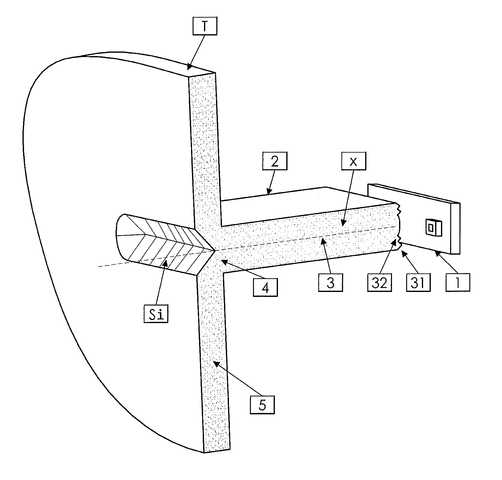 Light guide module with adjustable contour surface illumination