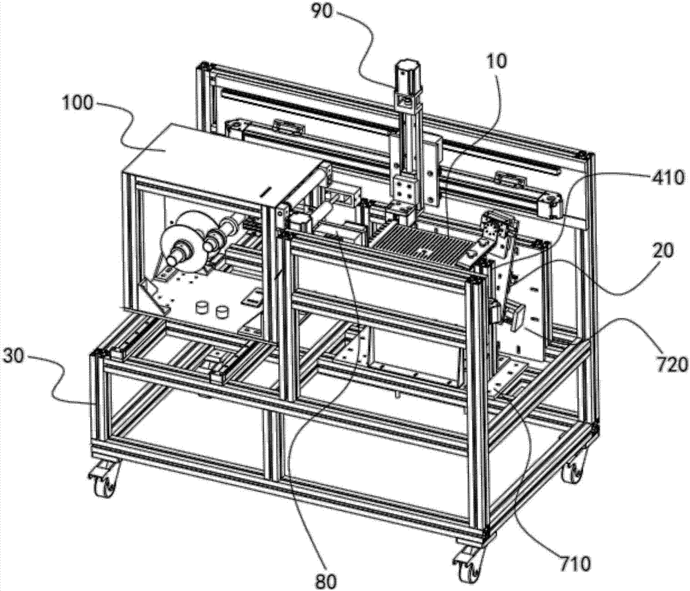 Sewing product separation mechanism