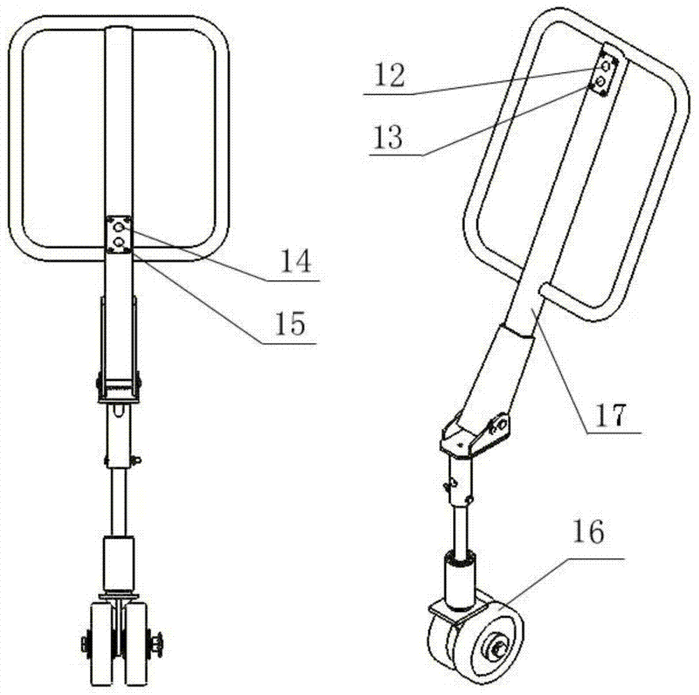 A semi-electric self-elevating loading and unloading truck