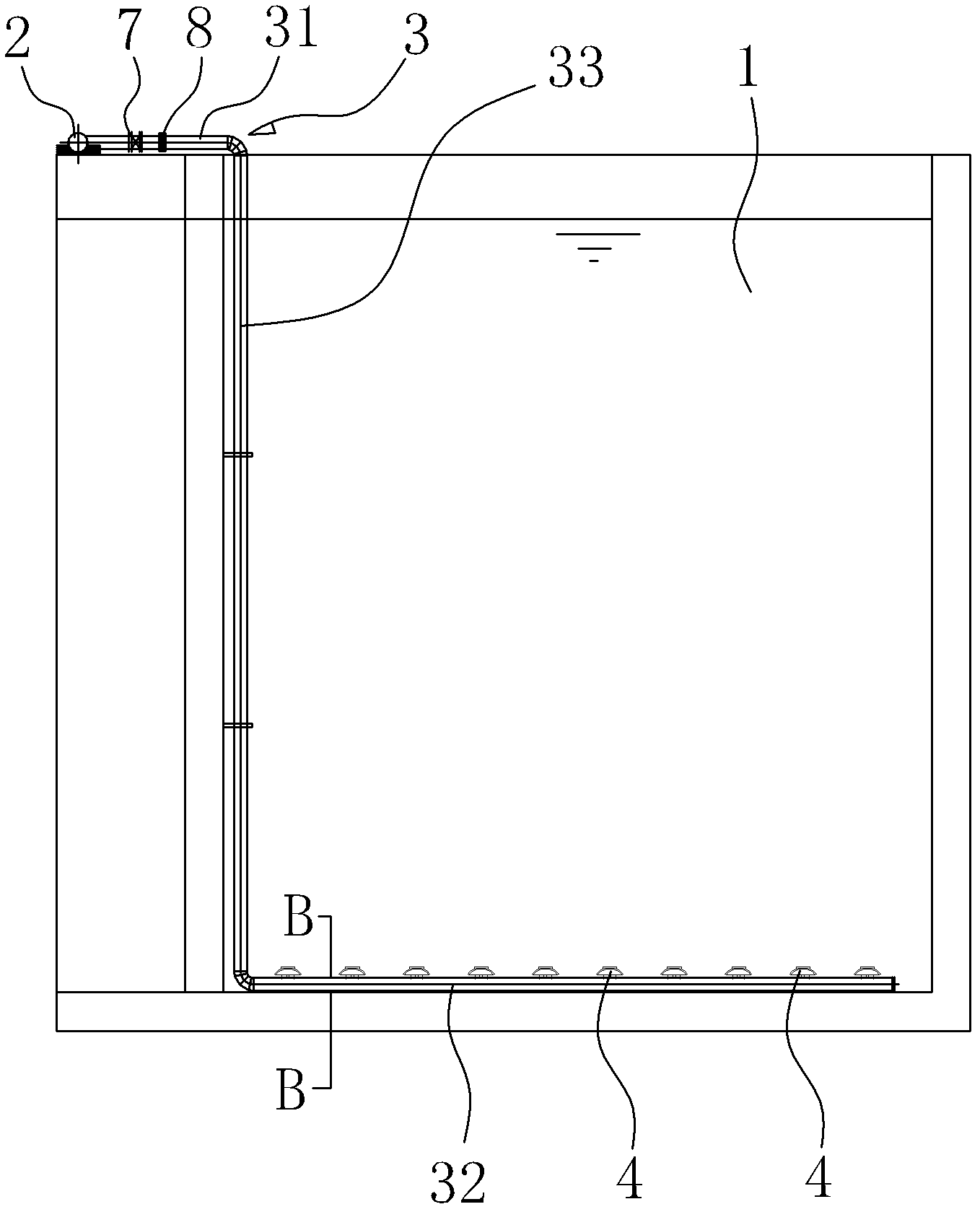 Orange segment type micro-porous aeration system