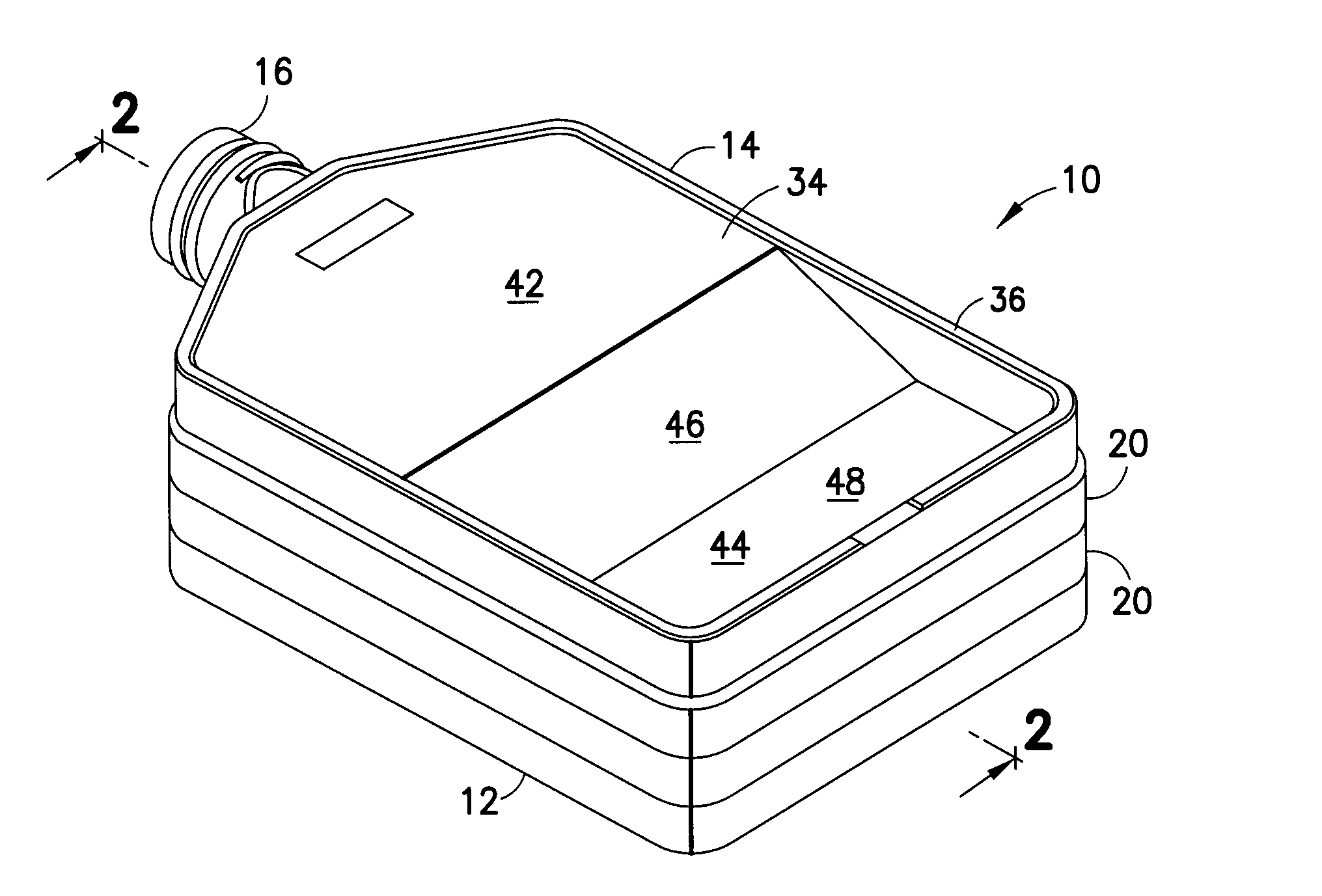 Multilayer tissue culture vessel