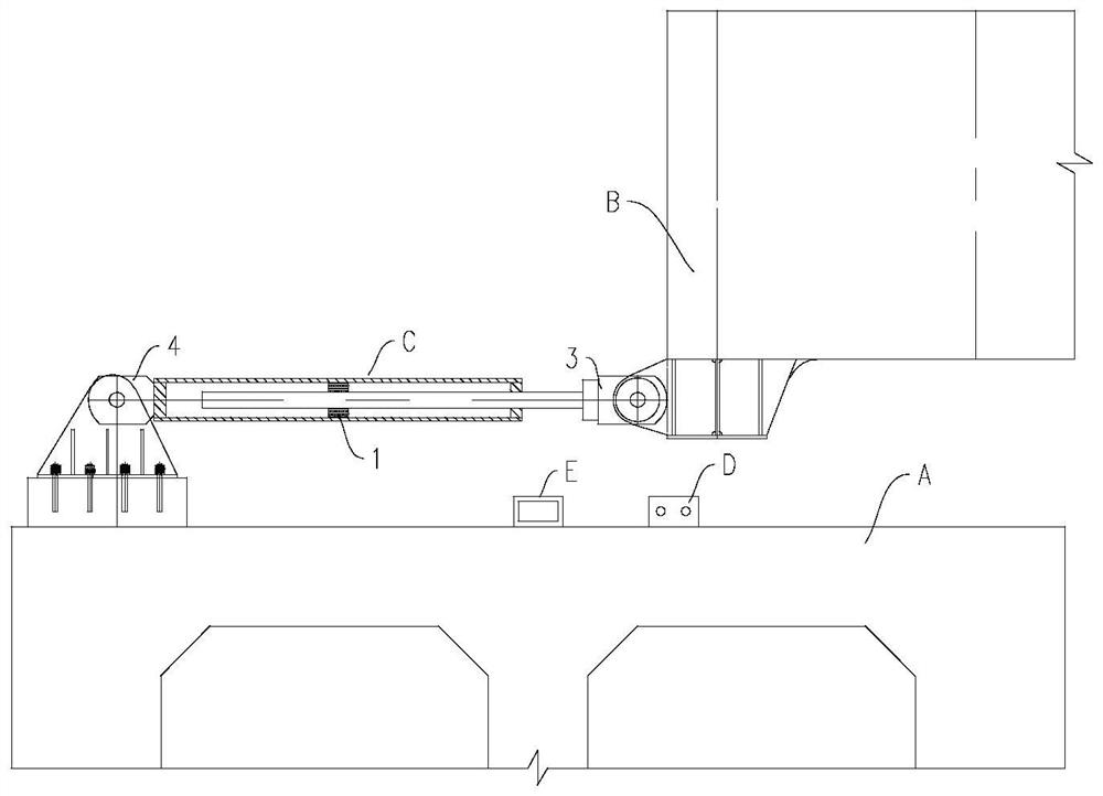 Control system and control method for bridge installed with viscous damper