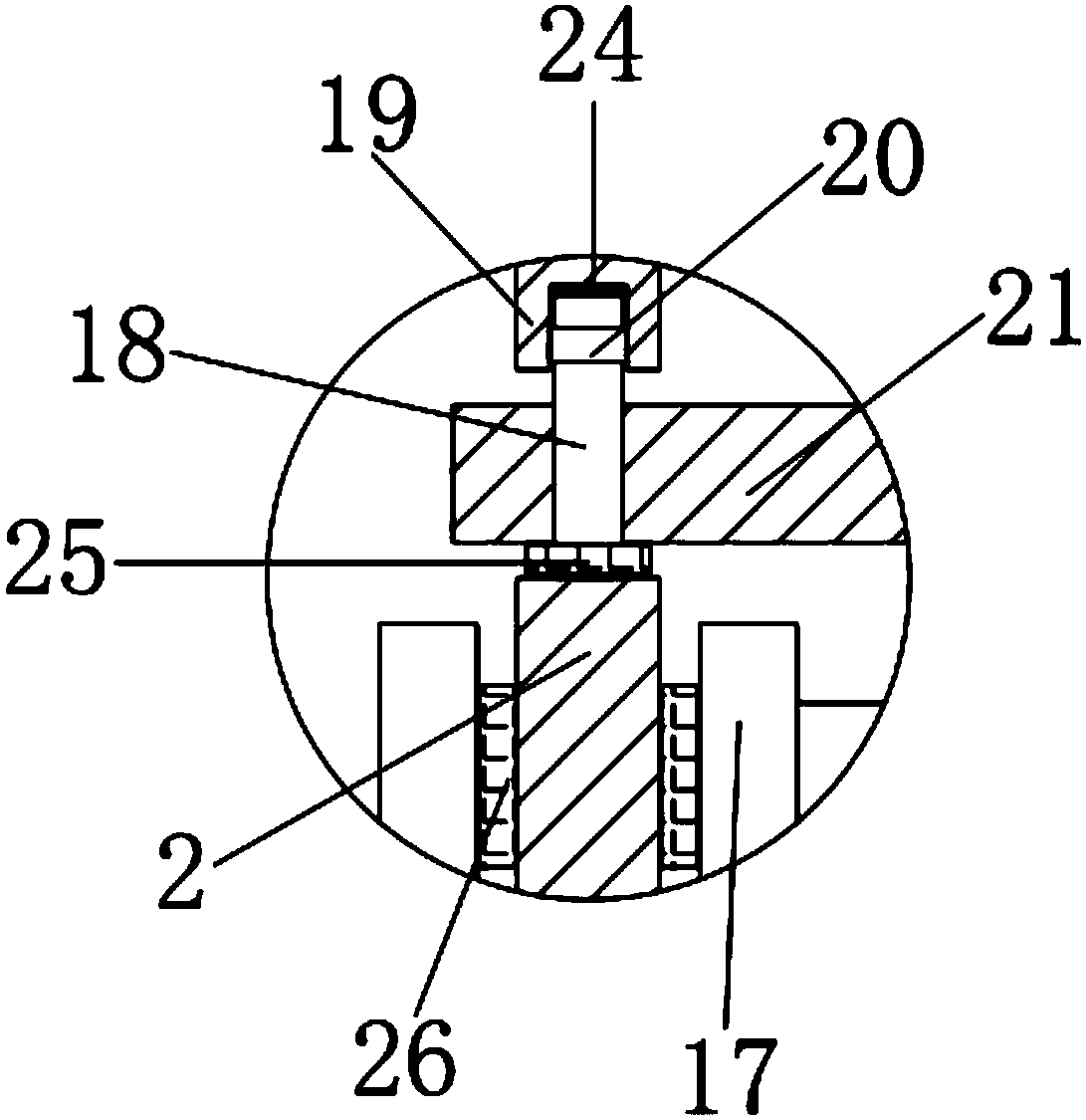 Mobile Internet computer heat-dissipation fixing support