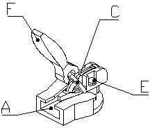 Six-part full-automatic assembly machine for invisible zipper puller