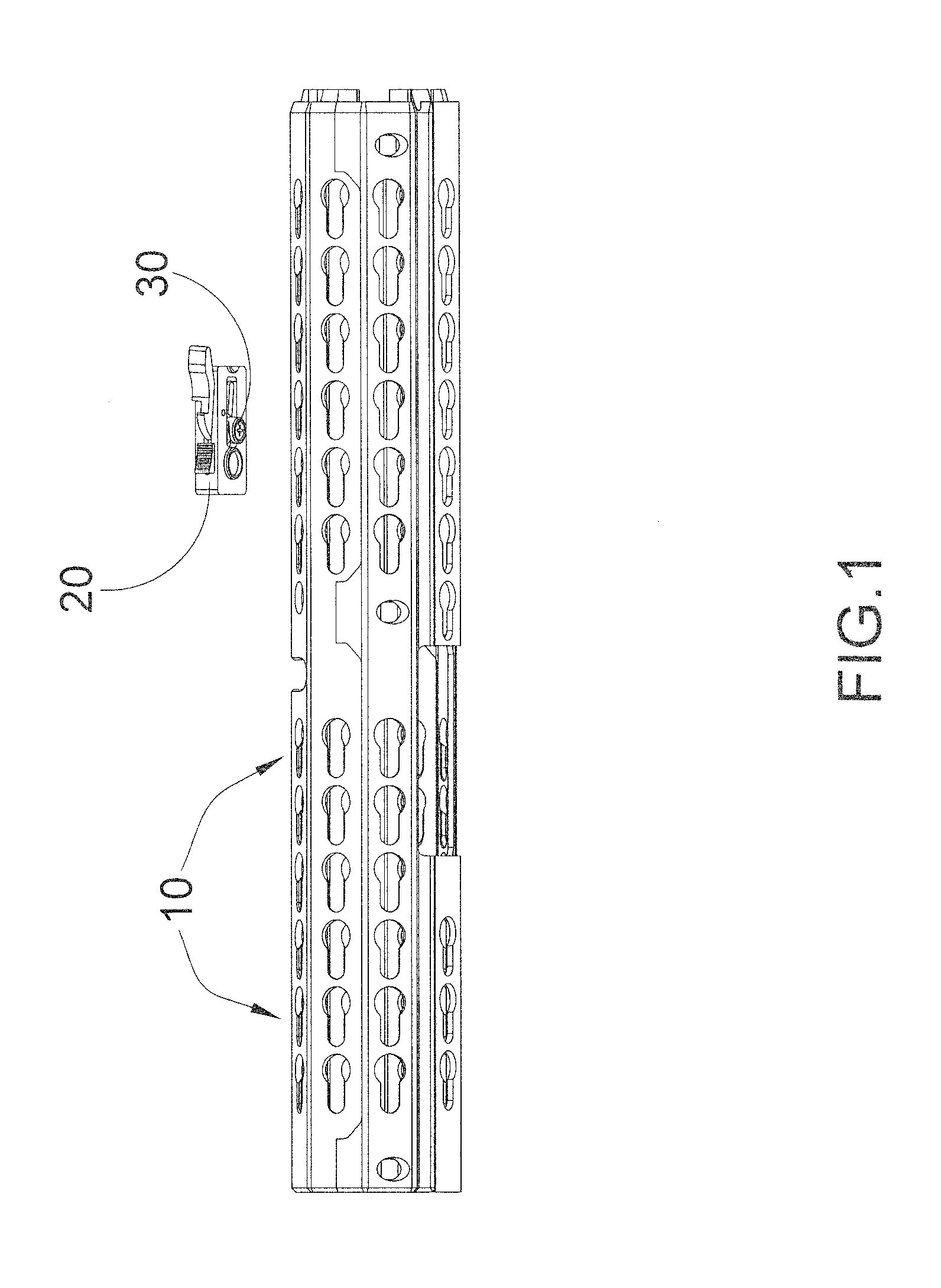 KeyMod Quick Mounting Arrangement