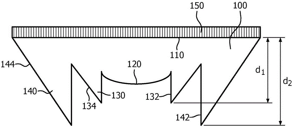 Lens and lighting device