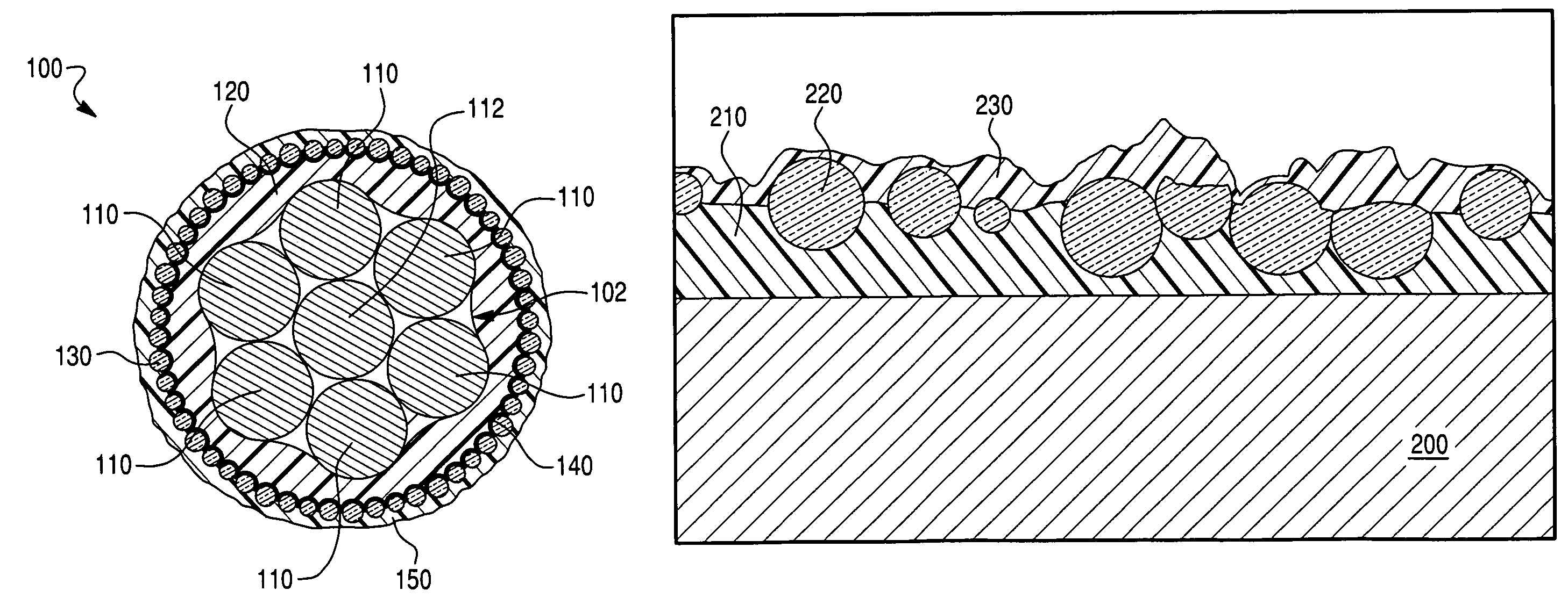 Retroreflecting elongated metal wire product