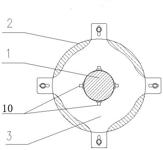 Horizontal positioning and sinkage detection compensation method for marine multi-fulcrum boring machine boring rod