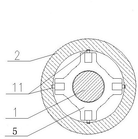 Horizontal positioning and sinkage detection compensation method for marine multi-fulcrum boring machine boring rod