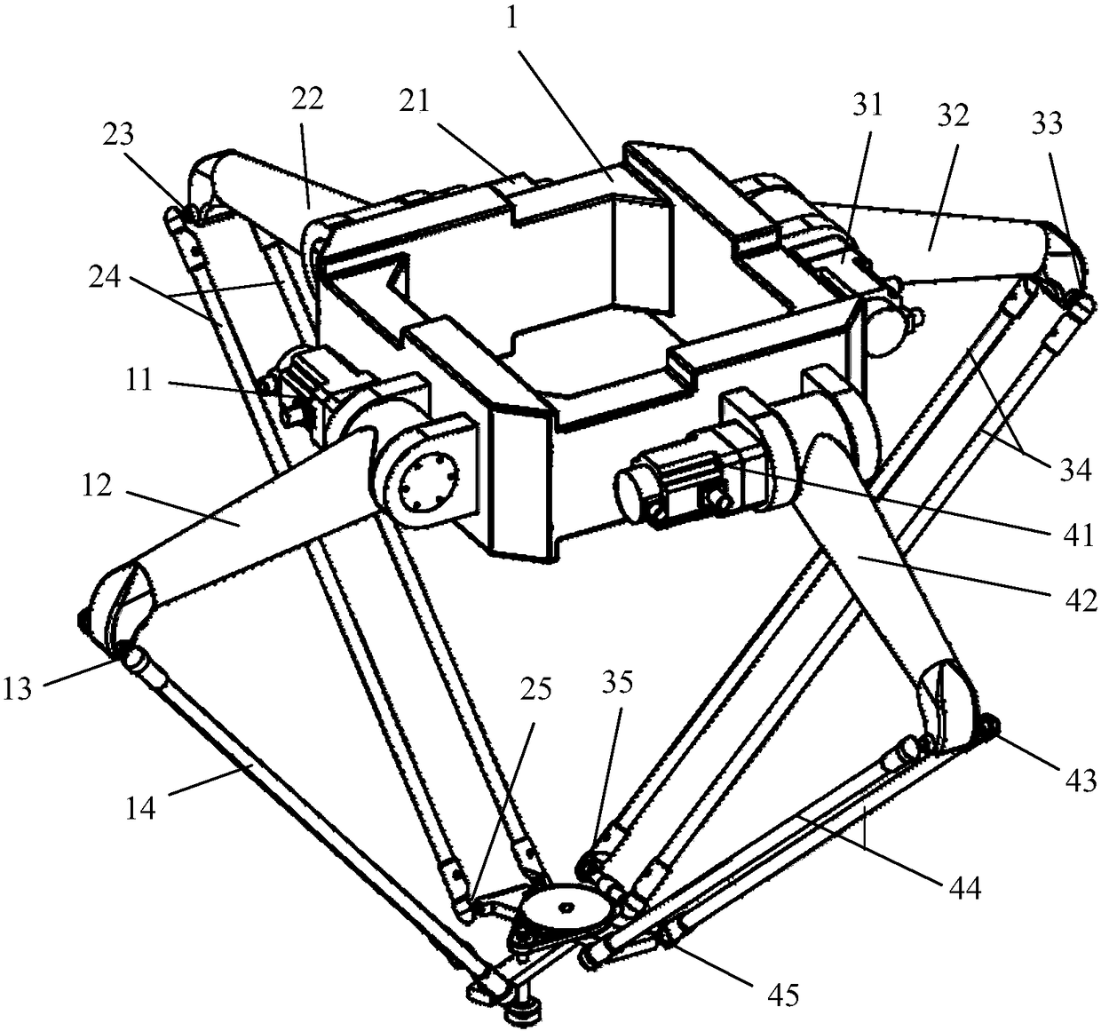 A Parallel Robot Mechanism Realizing Scara Motion