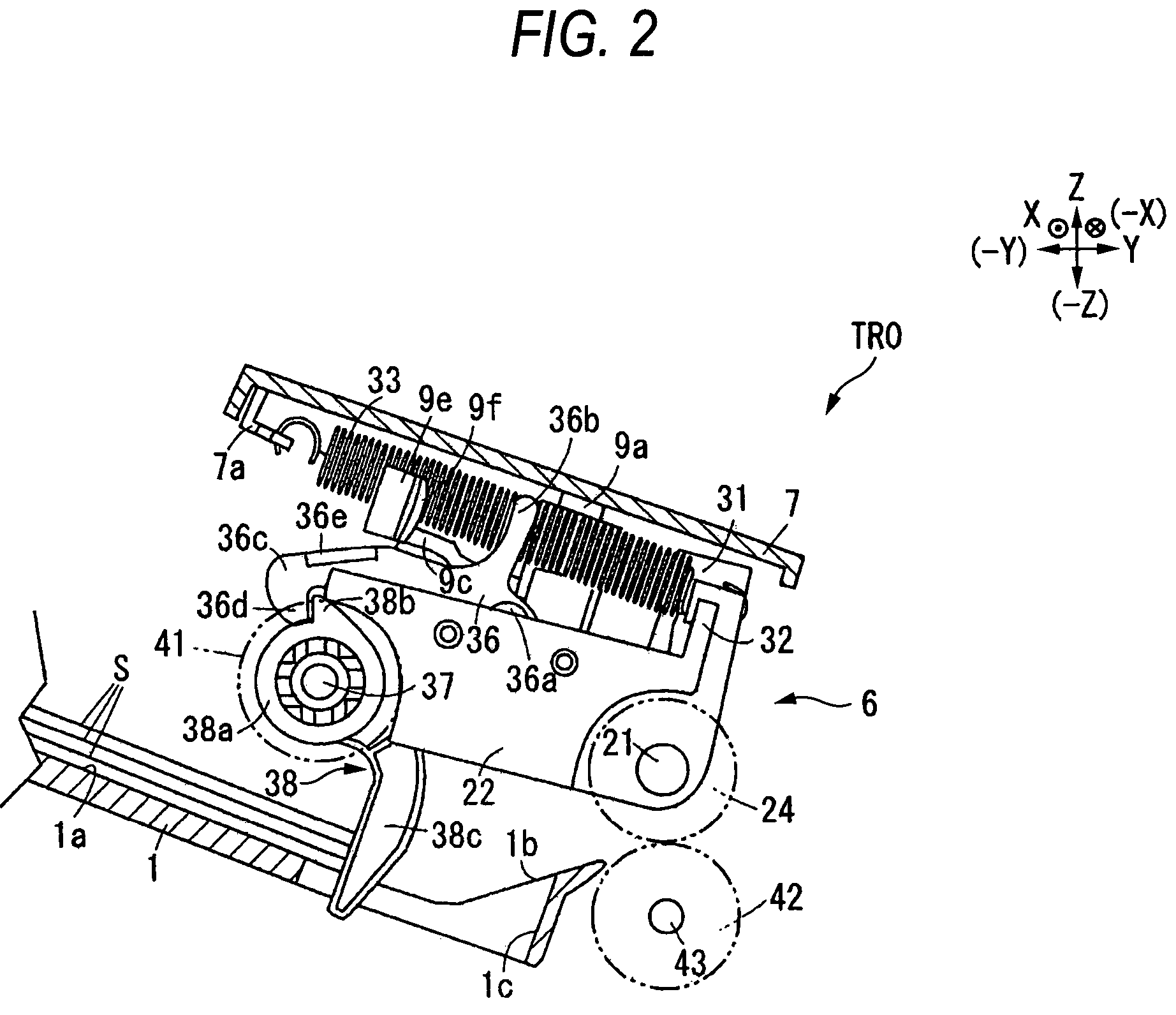 Sheet conveyance device