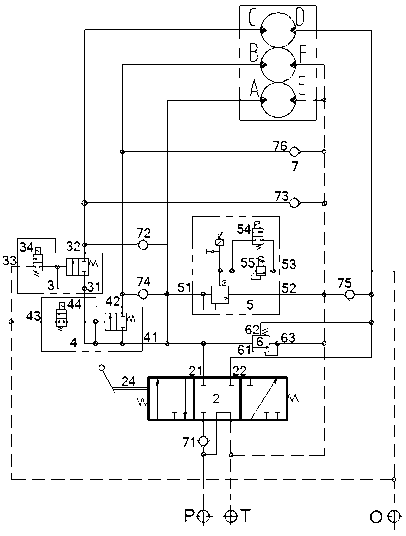 Controller of electrically controlled three-speed medium voltage motor and operation mode of controller