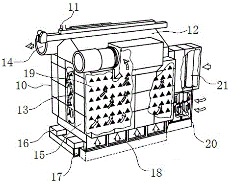 All-metal mixed-flow grain dryer