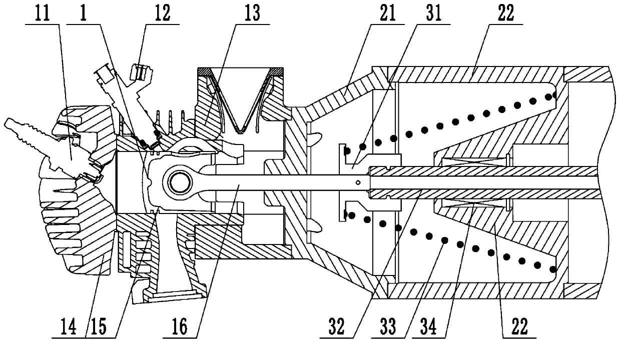 A device for increasing the power of a free-piston linear generator