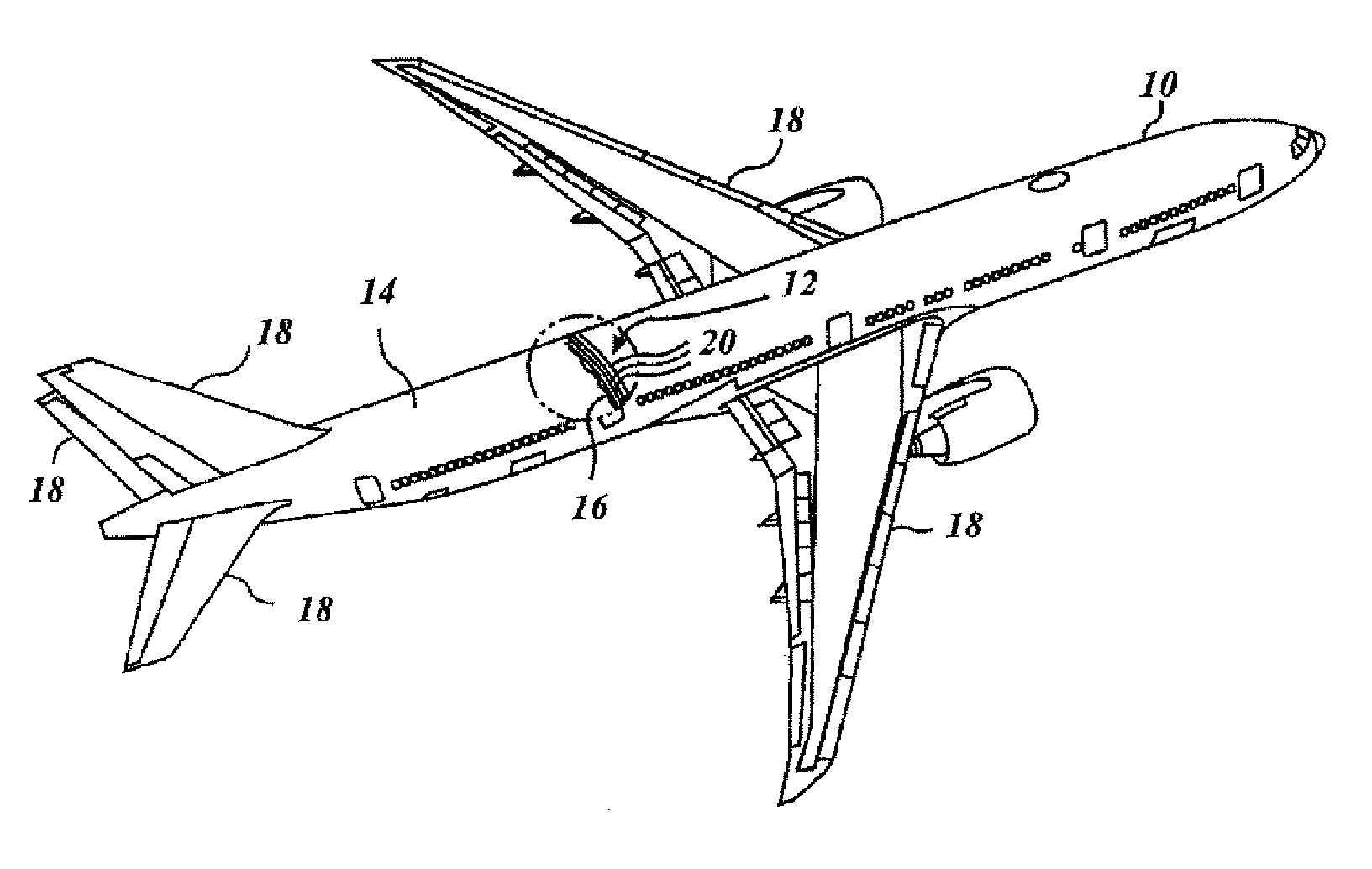 Environmentally stable hybrid fabric system for exterior protection of an aircraft