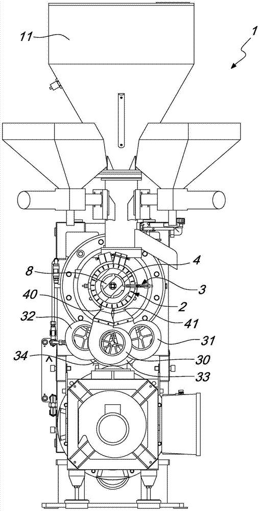 Extrusion machine with improved temperature control system