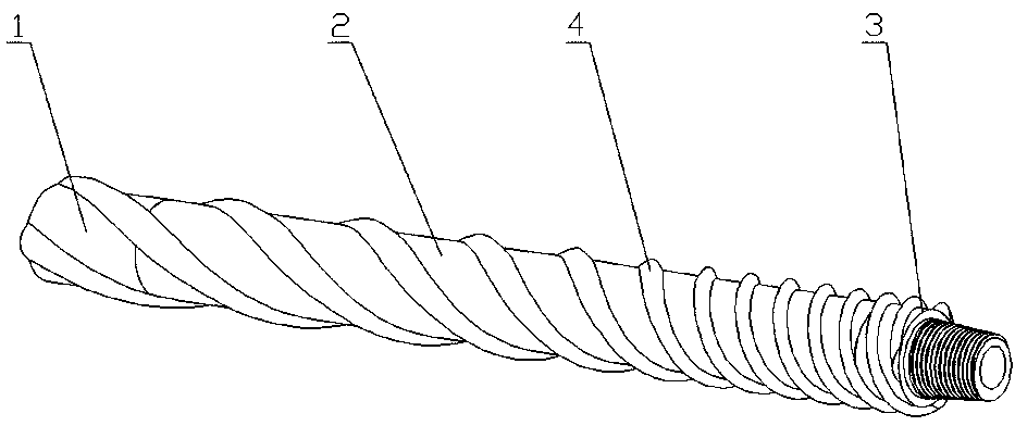 Drilling drill pipe and drilling method for bionic flow pattern resistance reduction in coal and rock formations under complex geological conditions