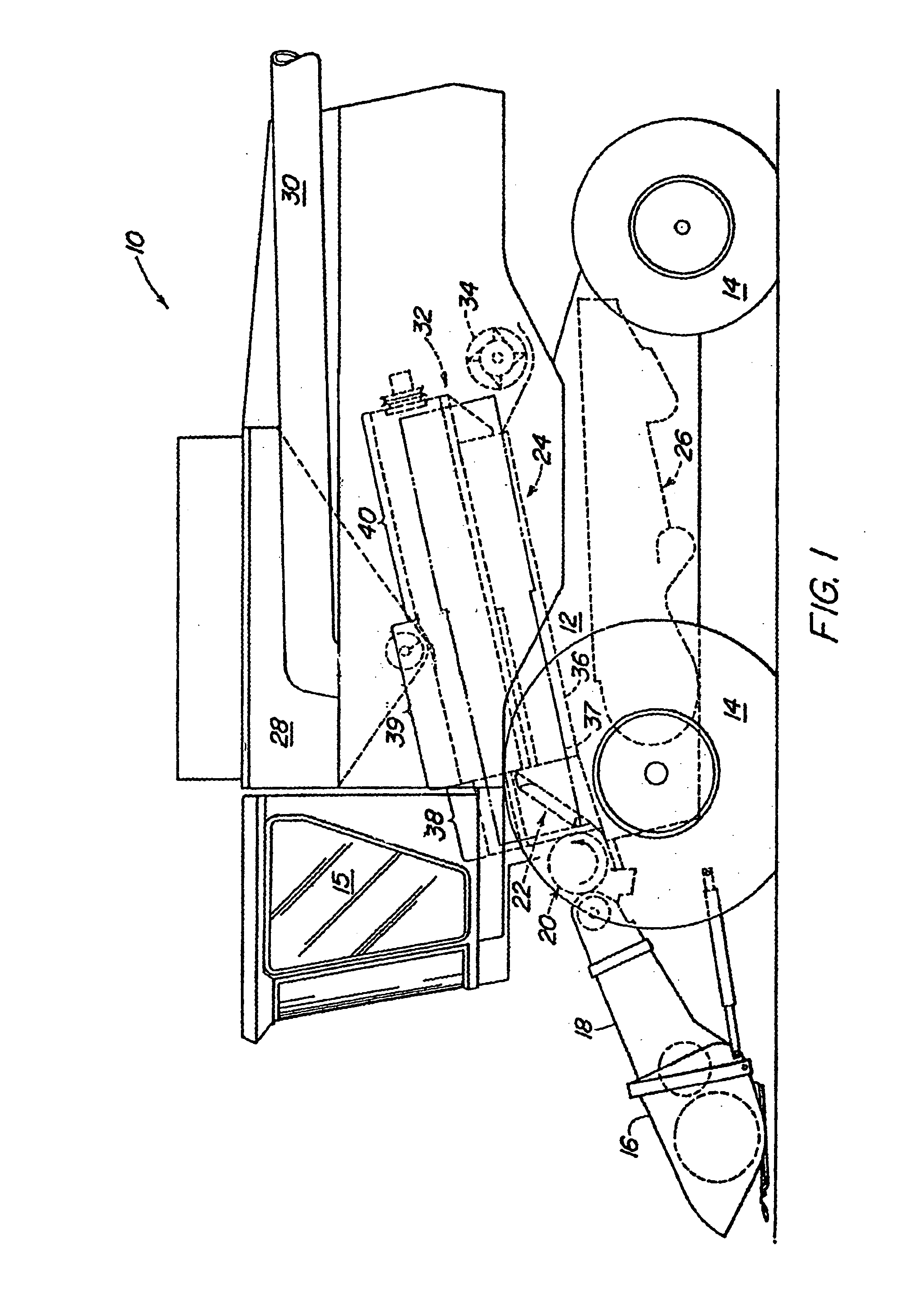 Top cover for axial rotary combine having coned transition