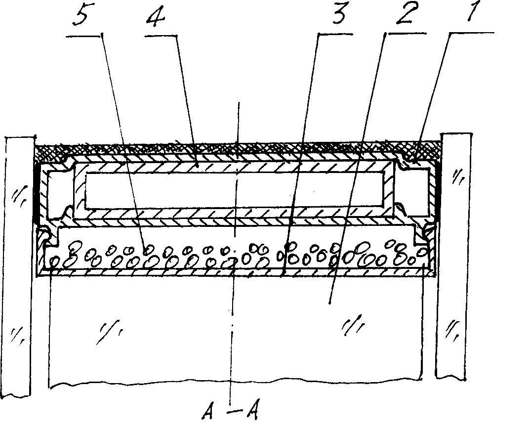 Card spacer type convection blocker