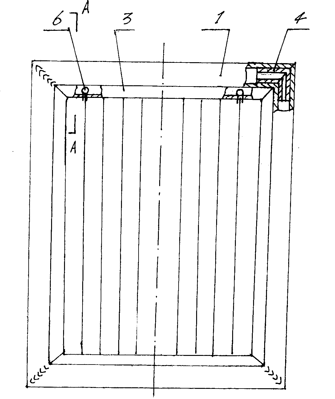 Card spacer type convection blocker