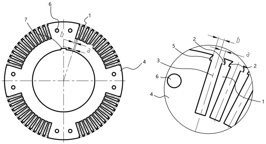 Rotor core and steam turbine generator with rotor core