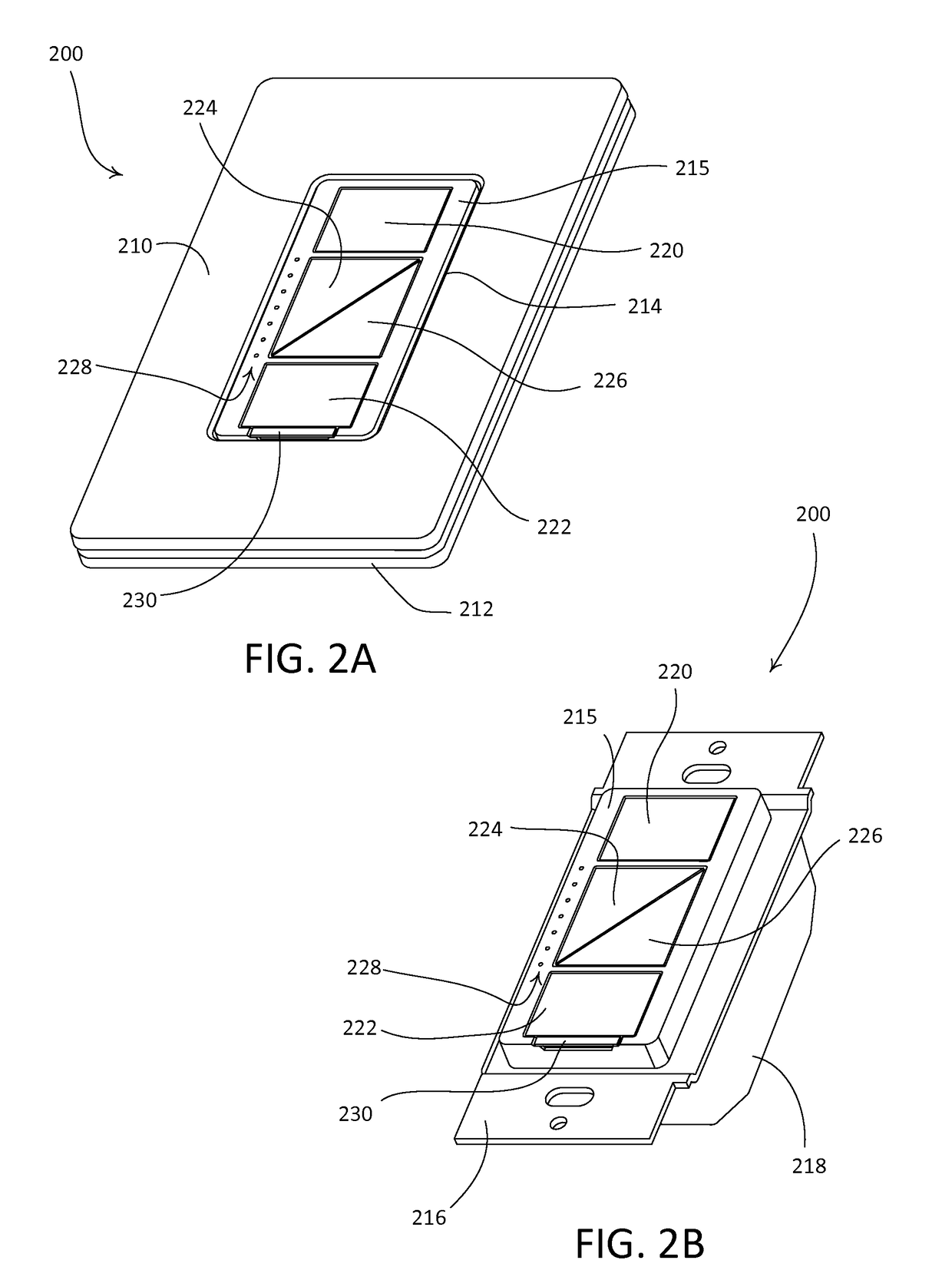 Wall-mountable wireless remote control device