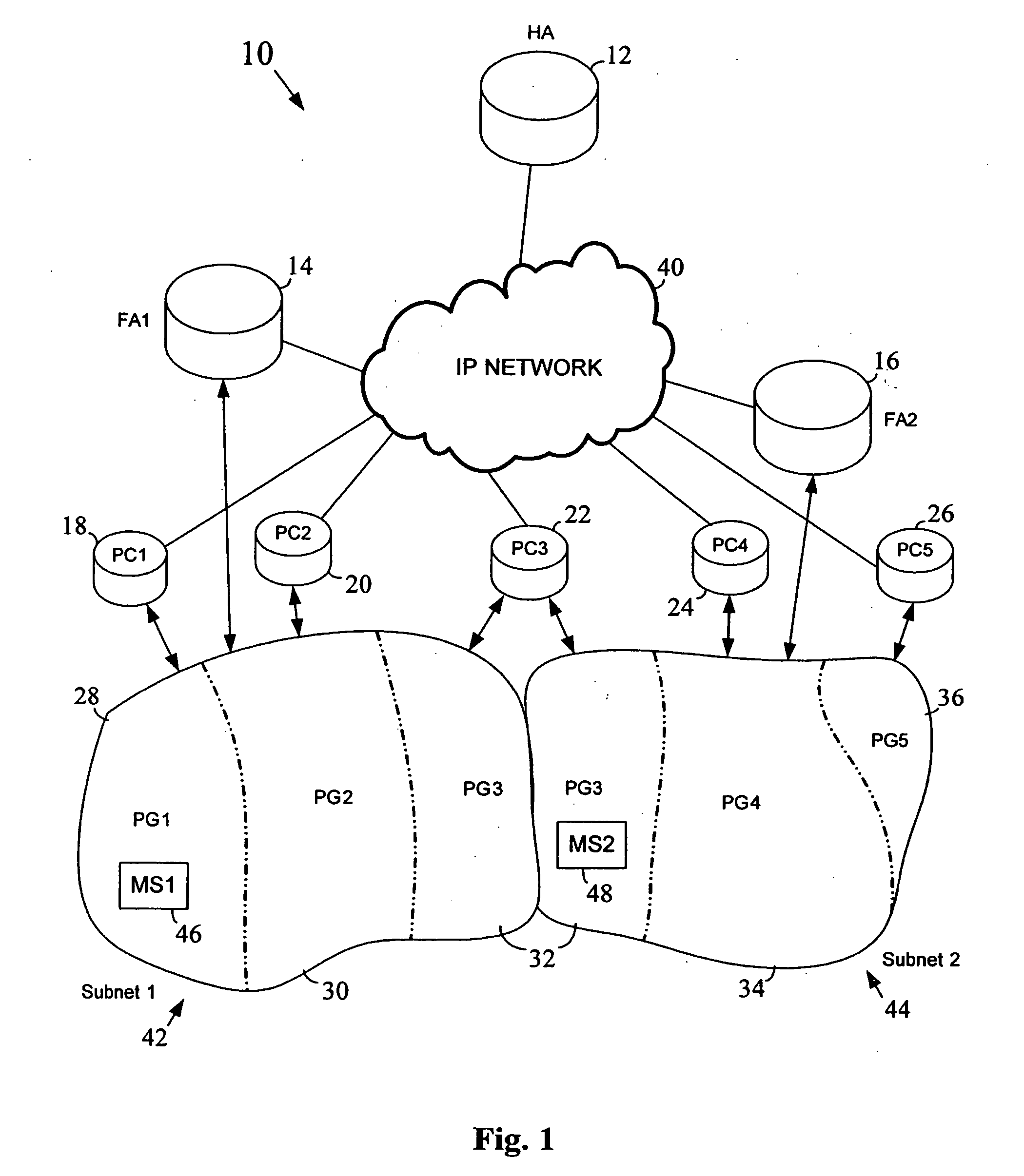 Protocols for communication between paging controllers and paging agents during idle mode paging operations in a wireless network