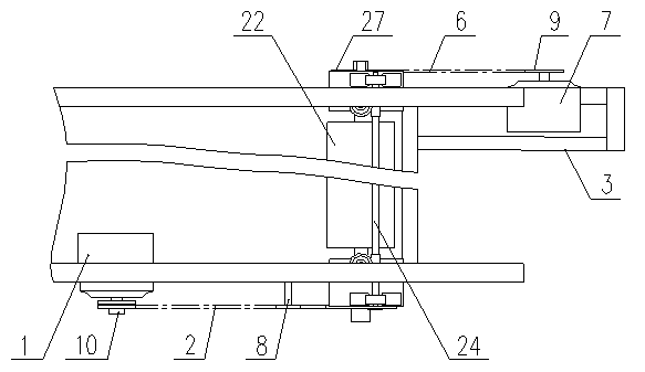 Extrusion molding device of glass-magnesium board material