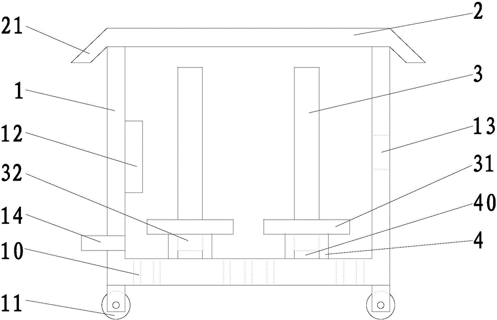 Damp-proof bearing storage box