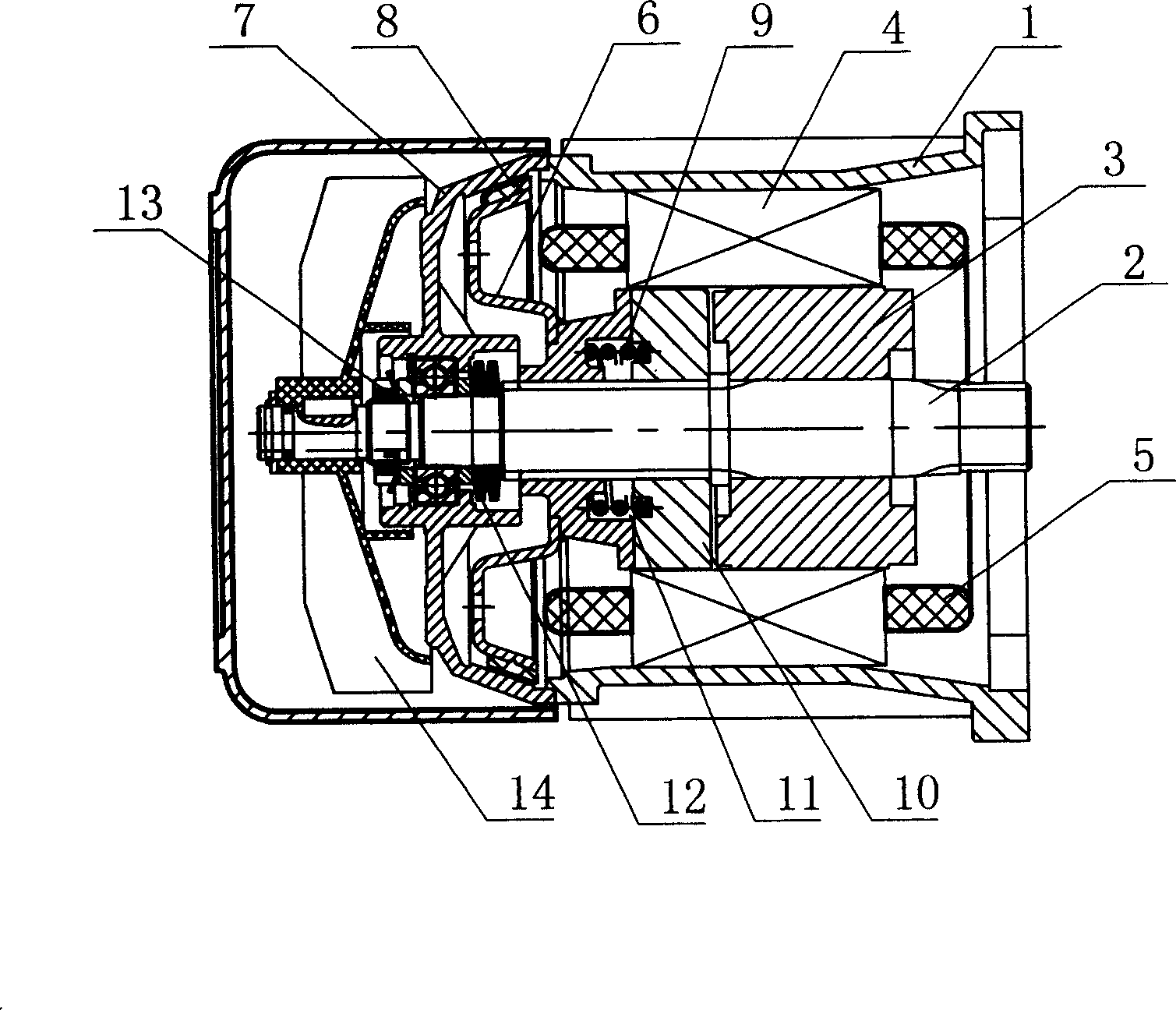 New type of crane motor