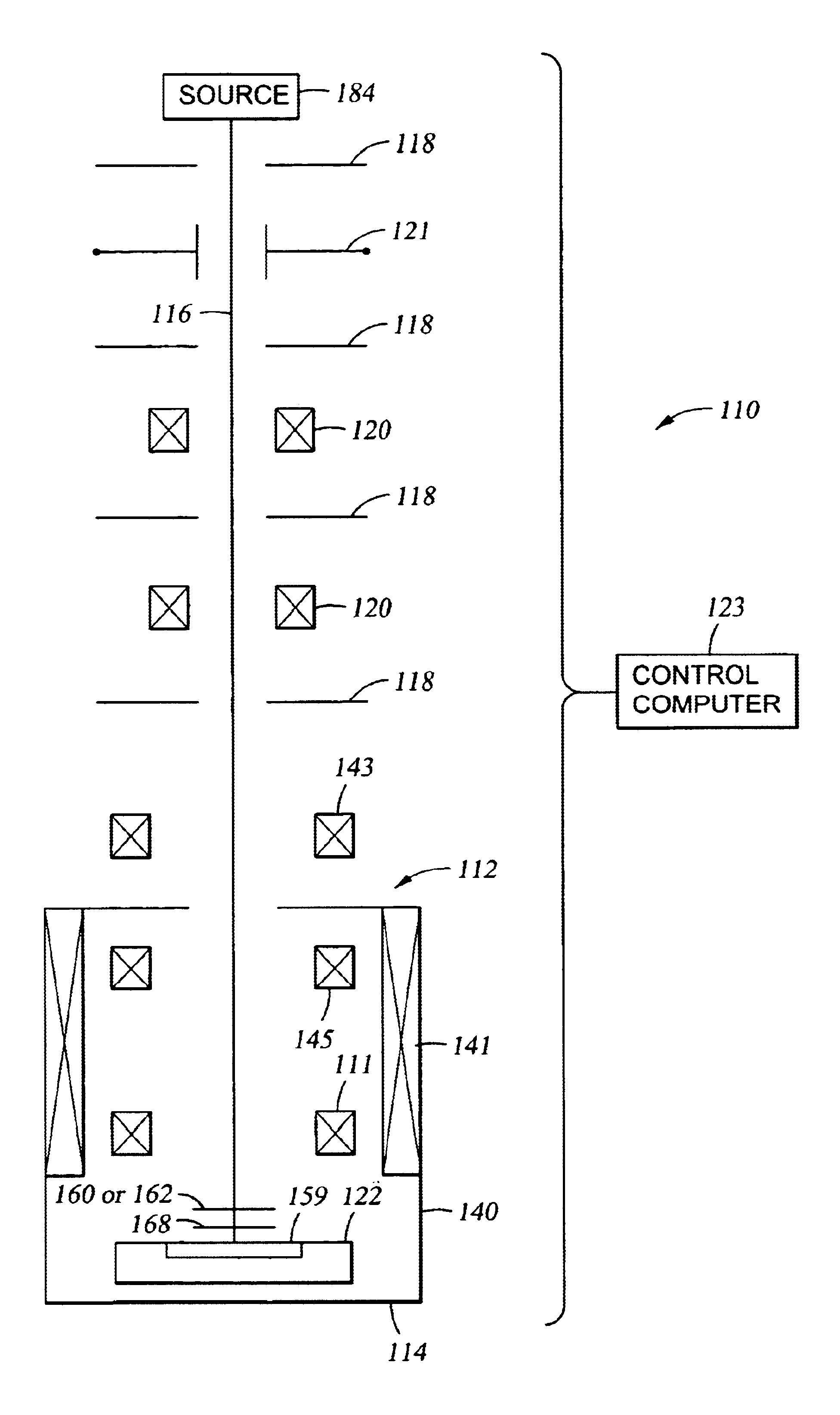 Immersion lens with magnetic shield for charged particle beam system