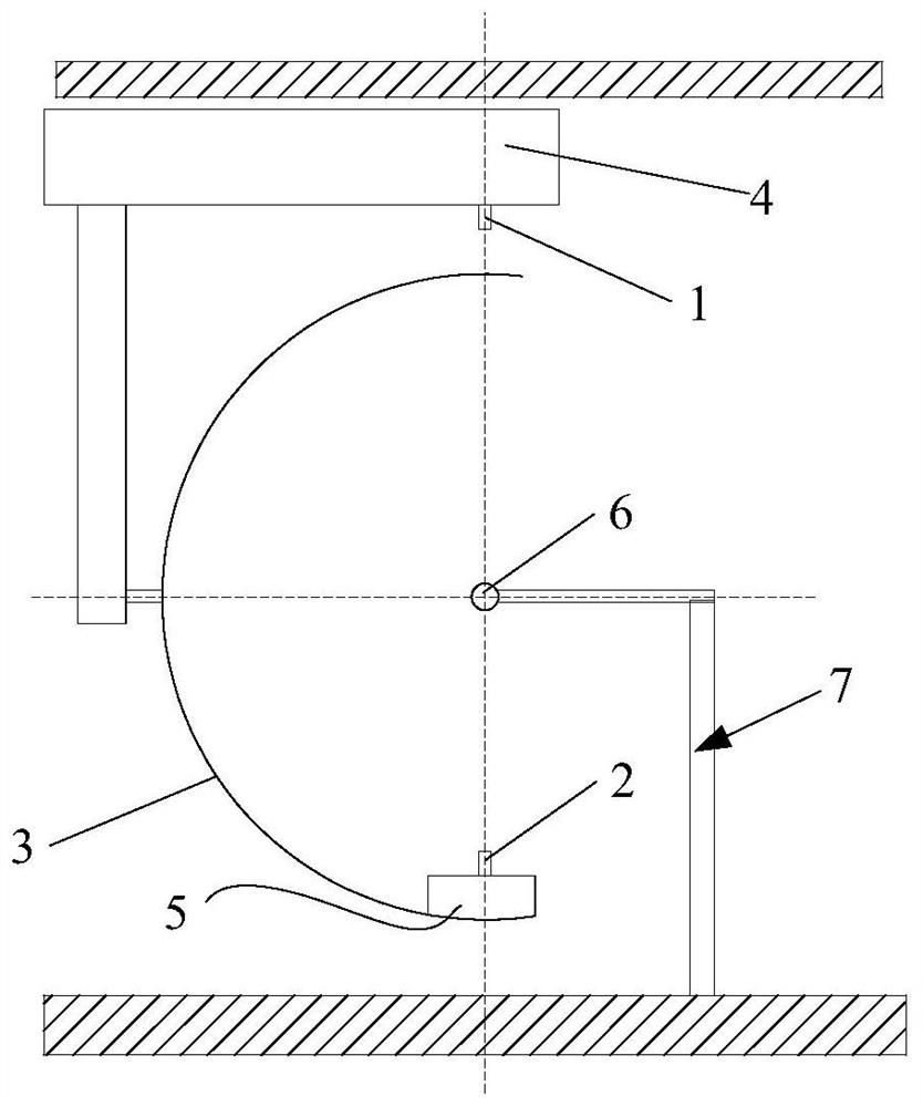 ISO precision test method and test system for multi-axis medical interventional therapy equipment