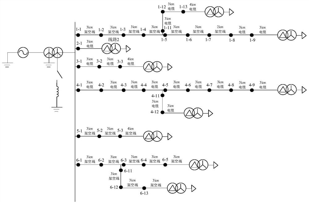 BP neural network-based power distribution network fault section positioning method